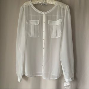 White Sheer Blouse
